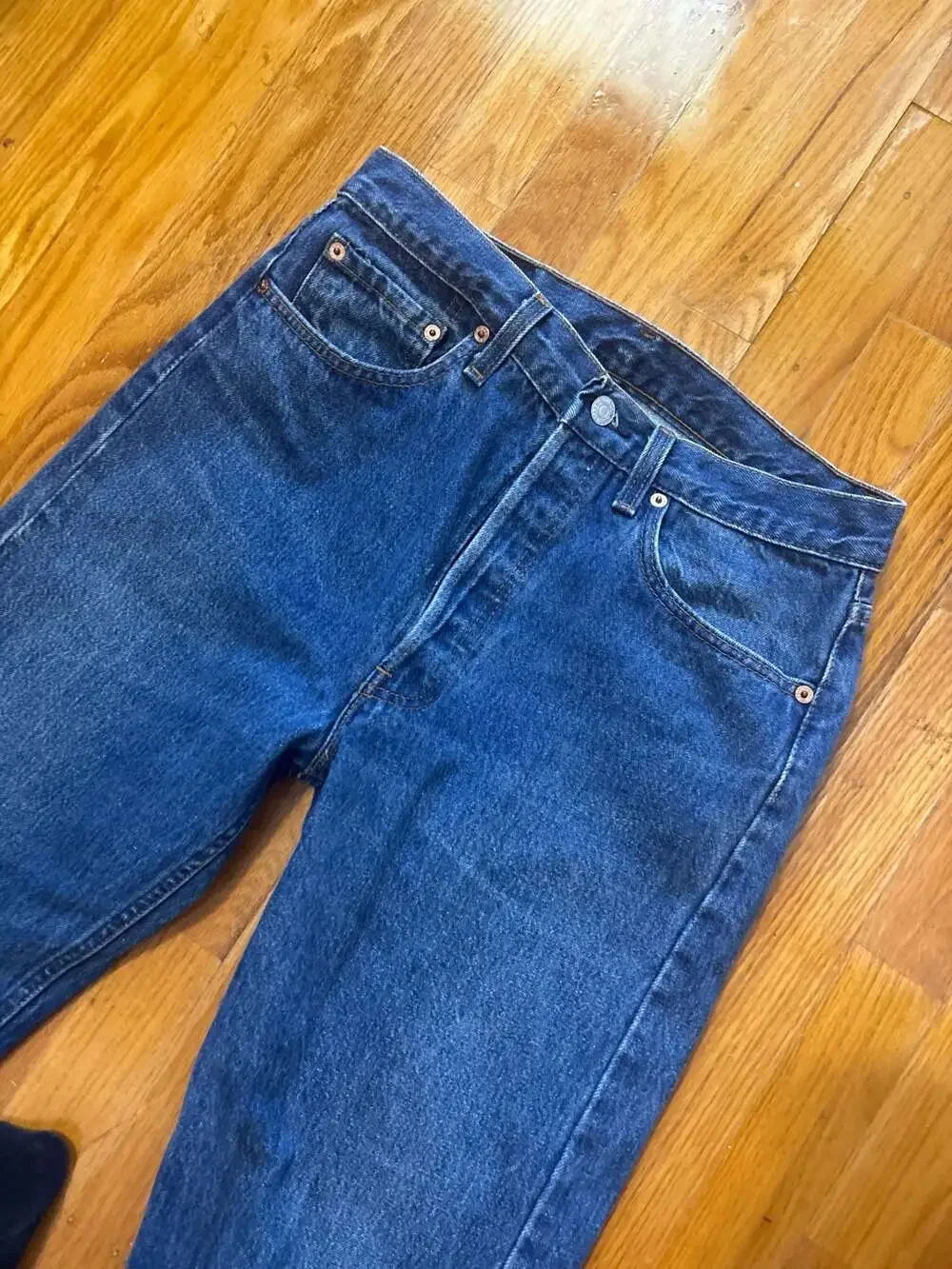 Vintage Levi's 501 Original Fit Button Fly Denim Jeans Made in USA